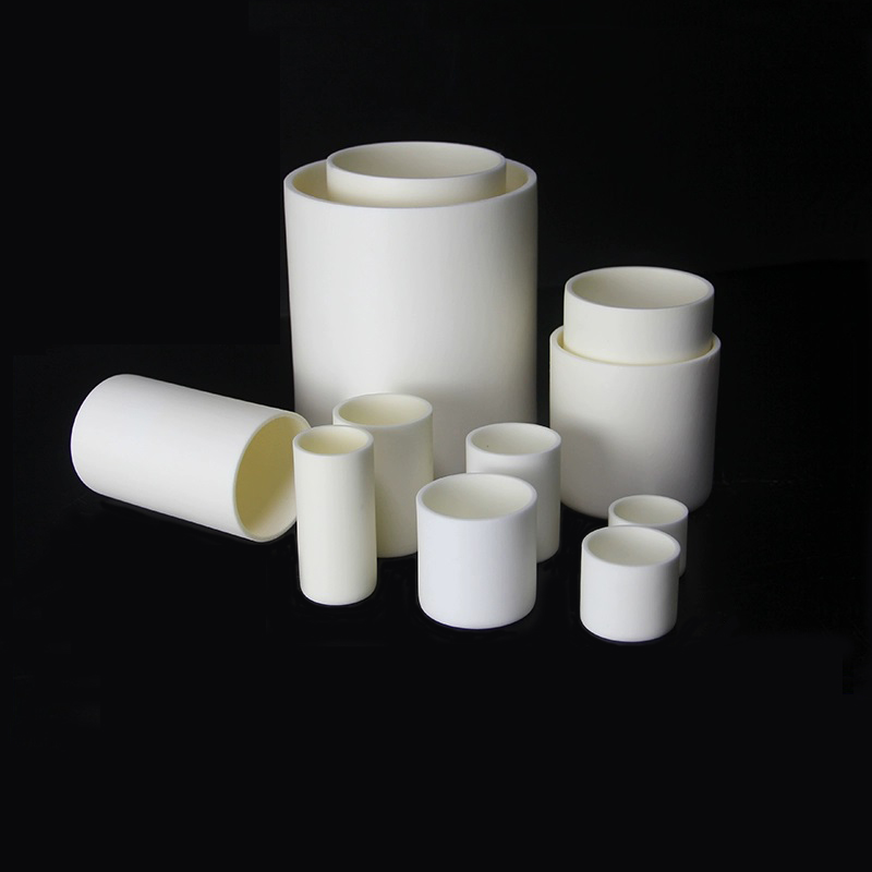 High Purity Alumina (Al2O3) Cylindrical Crucible - Tinsan Materials