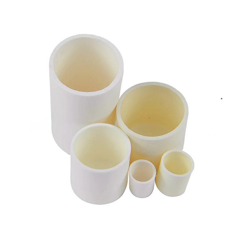 Tinsan Materials High Purity Alumina (Al2O3) Cylindrical Crucible